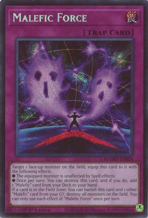 Malefic Force (Secret Rare) (MAMO-EN024) - Magnificent Monsters 1st Edition