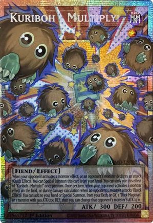 Kuriboh - Multiply! (Starlight Rare) (Extended Art) (MAMO-EN002) - Magnificent Monsters 1st Edition