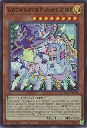 Witchcrafter Madame Verre (MAMO-EN031) - Magnificent Monsters 1st Edition