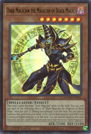 Dark Magician the Magician of Black Magic (MAMO-EN051) - Magnificent Monsters 1st Edition