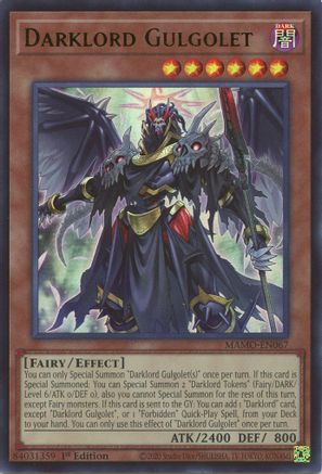 Darklord Gulgolet (MAMO-EN067) - Magnificent Monsters 1st Edition