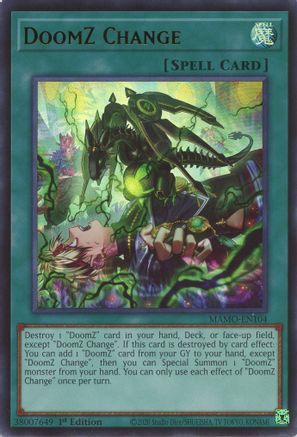 DoomZ Change (MAMO-EN104) - Magnificent Monsters 1st Edition