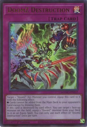 DoomZ Destruction (MAMO-EN117) - Magnificent Monsters 1st Edition
