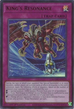 King's Resonance (MAMO-EN119) - Magnificent Monsters 1st Edition