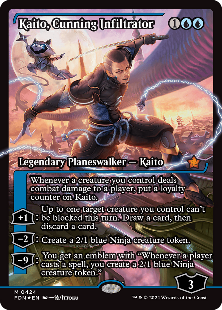 Kaito, Cunning Infiltrator (Showcase) [Foundations] | The CG Realm