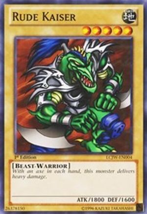 Rude Kaiser (LCJW-EN004) - Legendary Collection 4: Joey's World 1st Edition