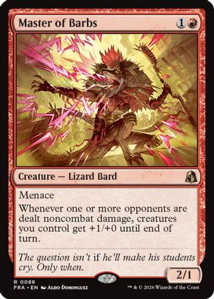 Master of Barbs (FRA-088) - Reality Fracture Foil