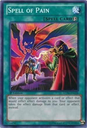 Spell of Pain (LCJW-EN128) - Legendary Collection 4: Joey's World 1st Edition