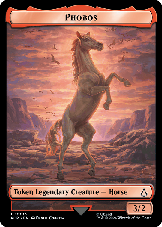 Assassin // Phobos Double-Sided Token (ACR-4 // 5) - Assassin's Creed Tokens Foil