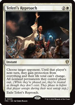 Teferi's Reproach (FRC-006) - Commander: Reality Fracture