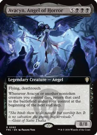 Avacyn, Angel of Horror (Extended Art) (FRC-092) - Commander: Reality Fracture