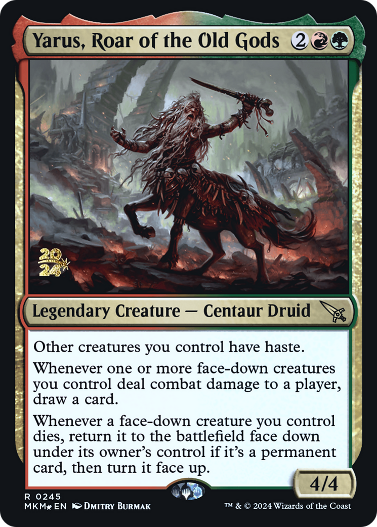 Yarus, Roar of the Old Gods [Murders at Karlov Manor Prerelease Promos] | The CG Realm