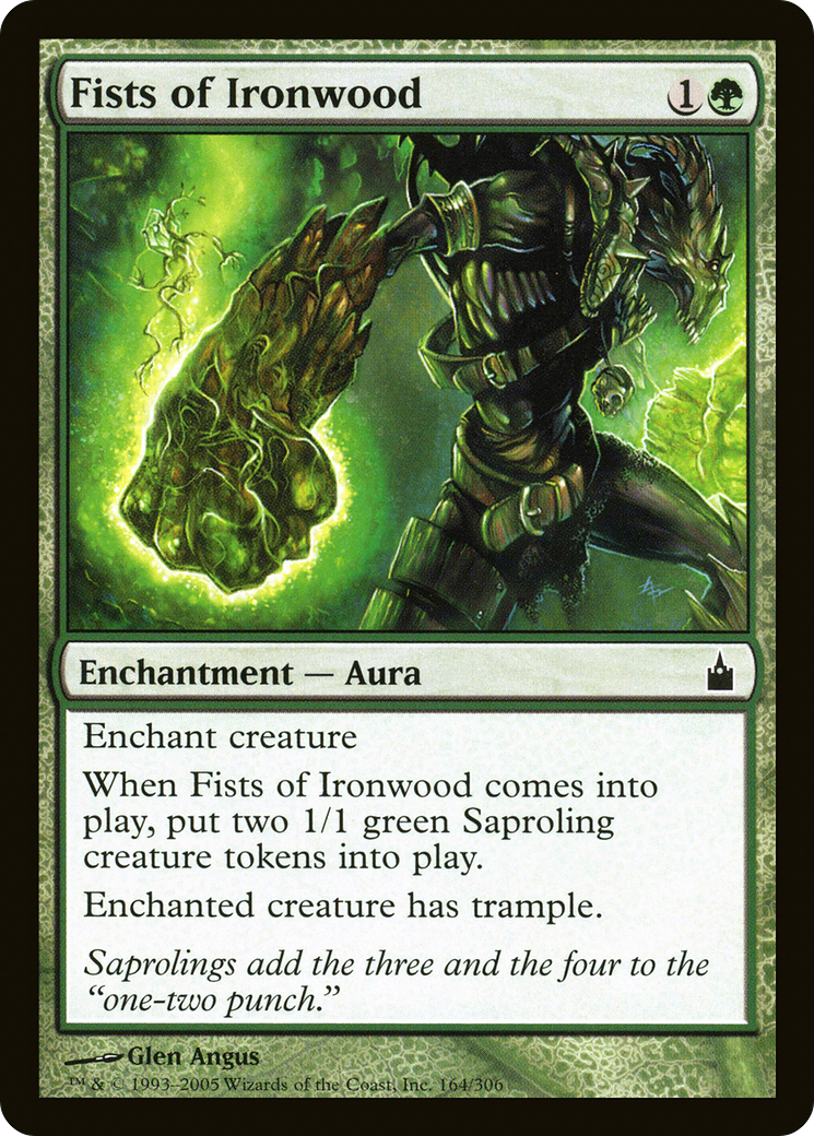 Fists of Ironwood (RAV-164) - Ravnica: City of Guilds
