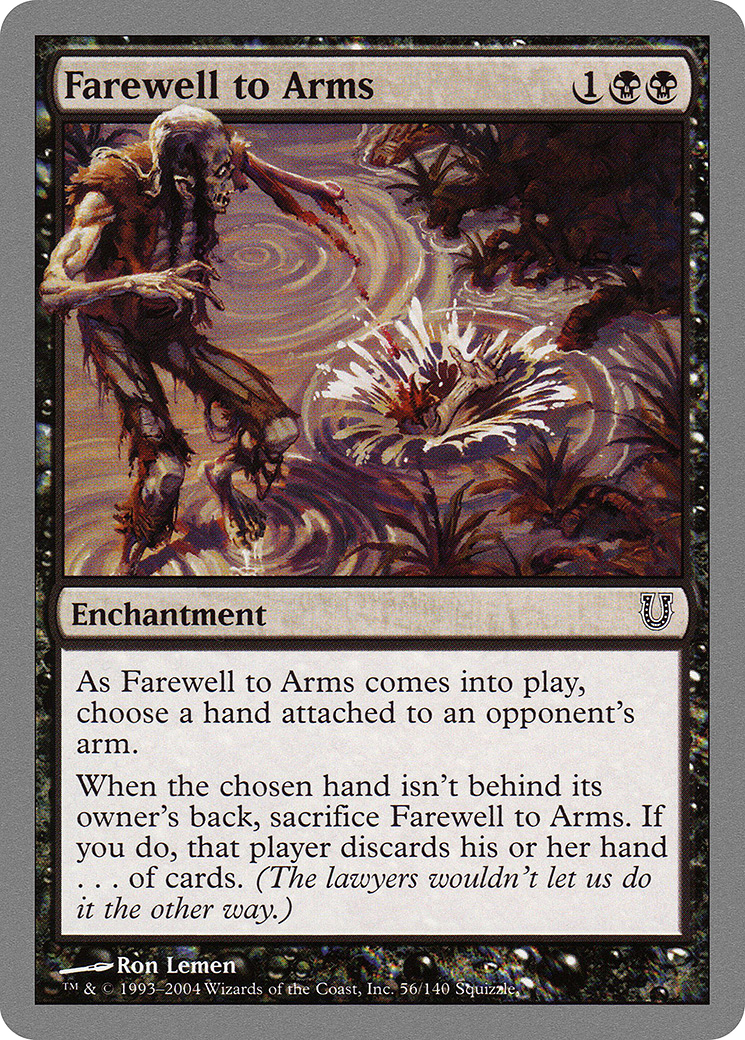 Farewell to Arms (UNH-056) - Unhinged