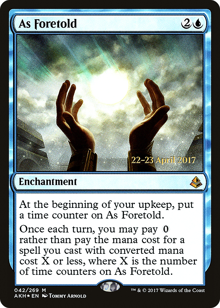 As Foretold (PRE-42S) - Amonkhet Promos Foil