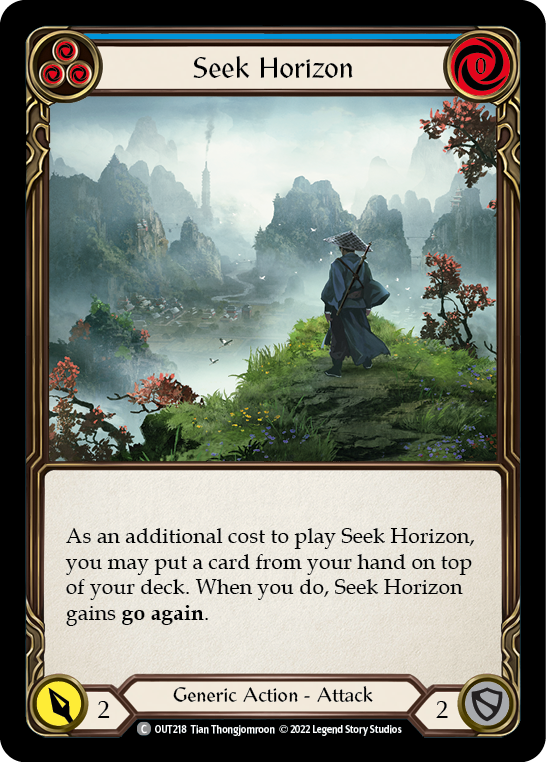 Seek Horizon (Blue) [OUT218] (Outsiders) | The CG Realm
