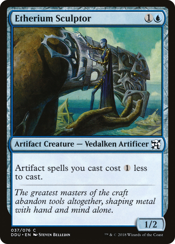 Etherium Sculptor (DDU-037) - Duel Decks: Elves vs. Inventors