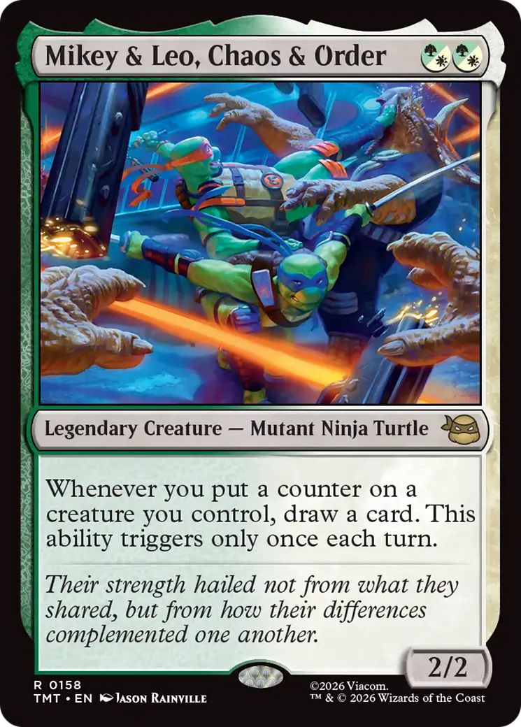 Mikey & Leo, Chaos & Order [Teenage Mutant Ninja Turtles] | The CG Realm