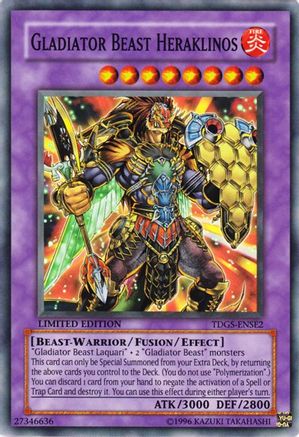 Gladiator Beast Heraklinos (TDGS-ENSE2) - The Duelist Genesis Limited