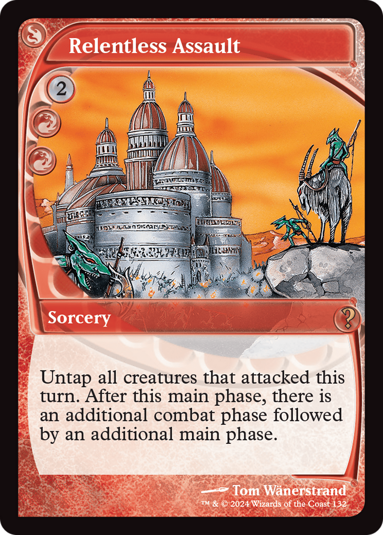 Relentless Assault (Future Sight) [Mystery Booster 2] | The CG Realm