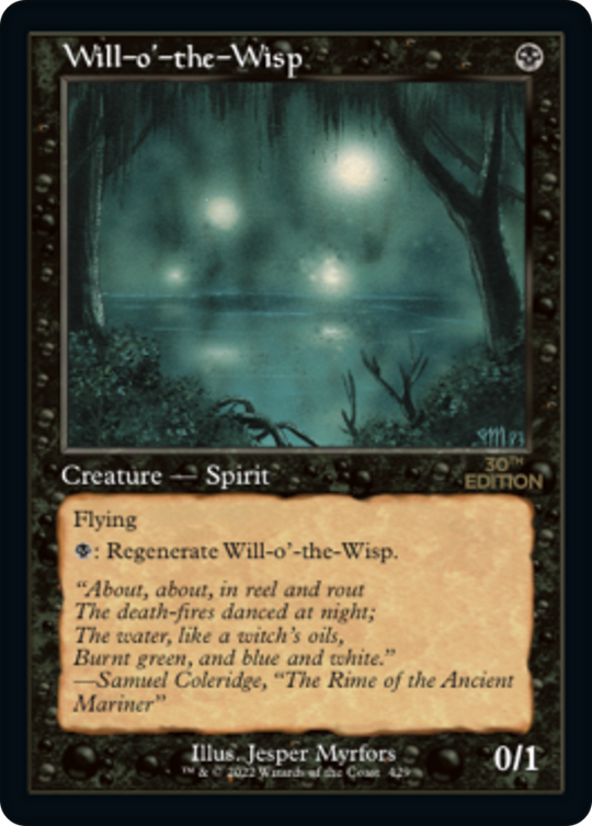 Will-o'-the-Wisp (Retro Frame) (30A-429) - 30th Anniversary Edition