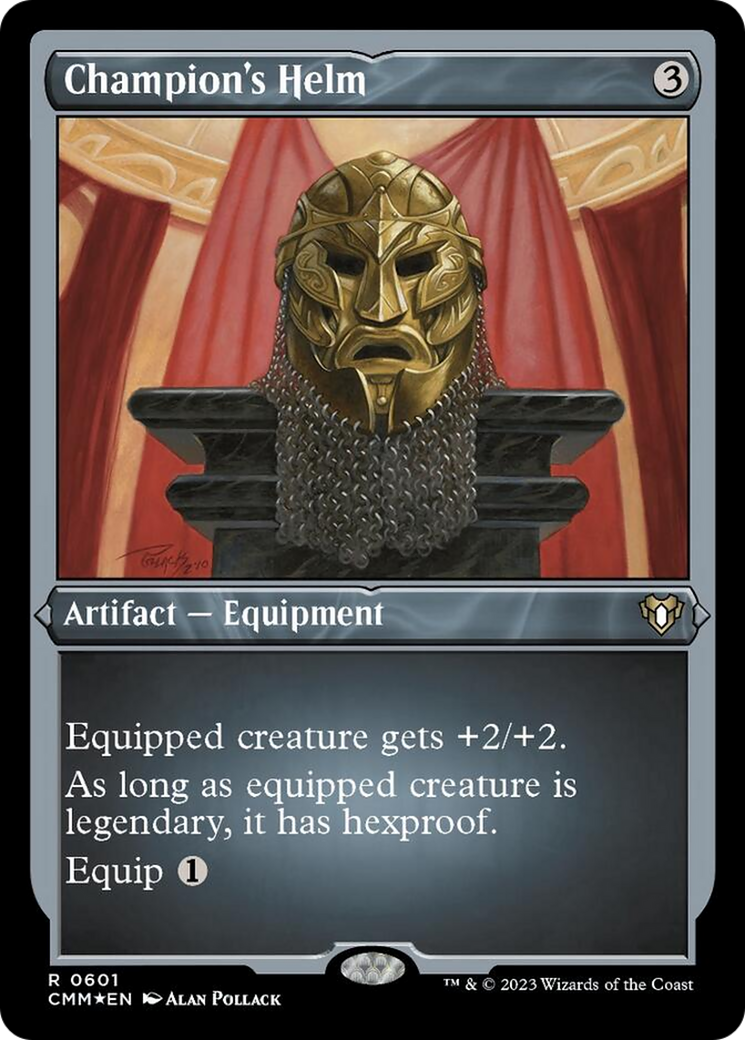 Champion's Helm (Foil Etched) [Commander Masters] | The CG Realm