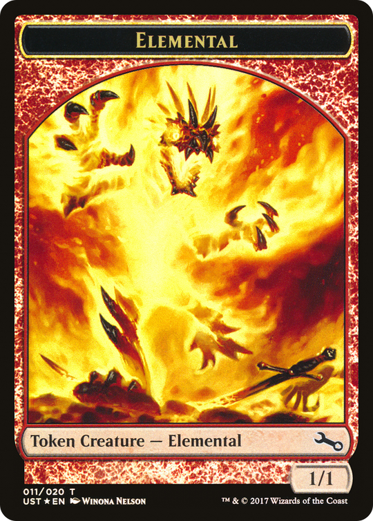 Elemental Token (011) (UST-011) - Unstable Tokens Foil