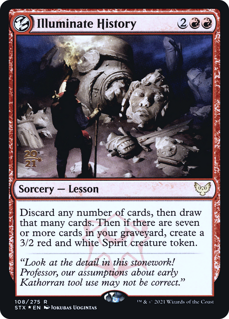 Illuminate History (PRE-108S) - Strixhaven: School of Mages Promos: (lesson) Foil
