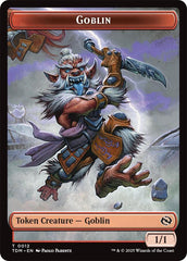 Dog // Goblin Double-Sided Token [Tarkir: Dragonstorm Commander Tokens] | The CG Realm