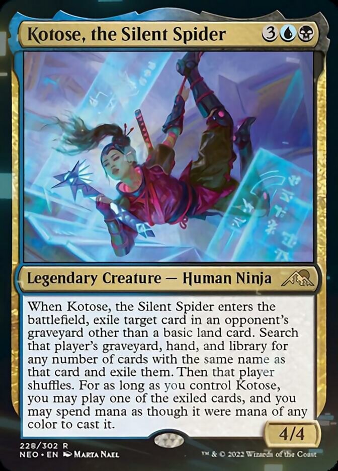 Kotose, the Silent Spider [Kamigawa: Neon Dynasty] | The CG Realm