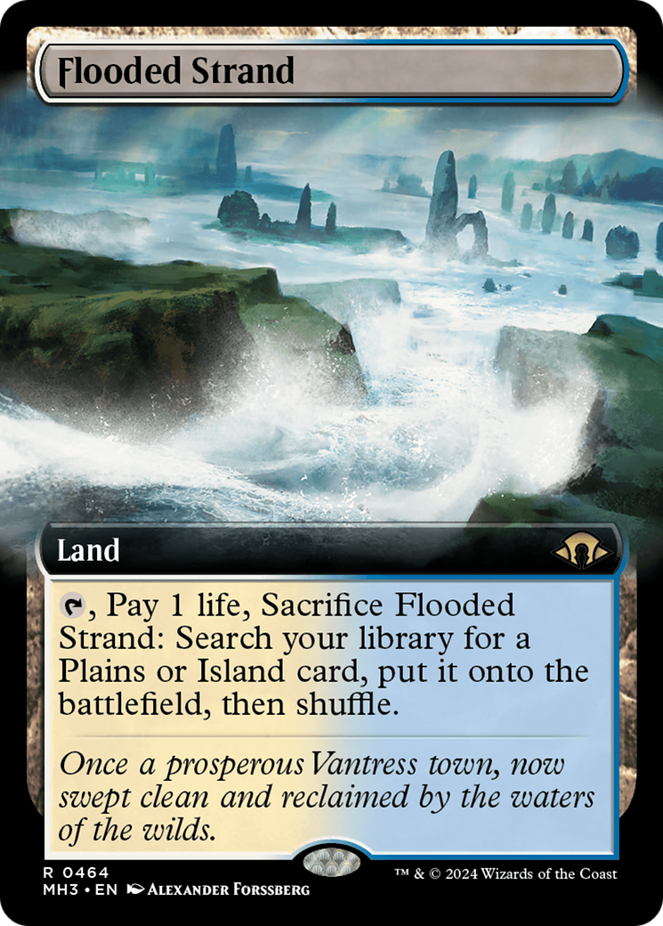Flooded Strand (Extended Art) [Modern Horizons 3] | The CG Realm