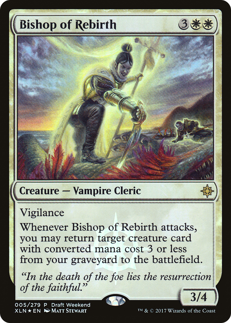 Bishop of Rebirth (Draft Weekend) (LARP-005) - Ixalan Promos Foil