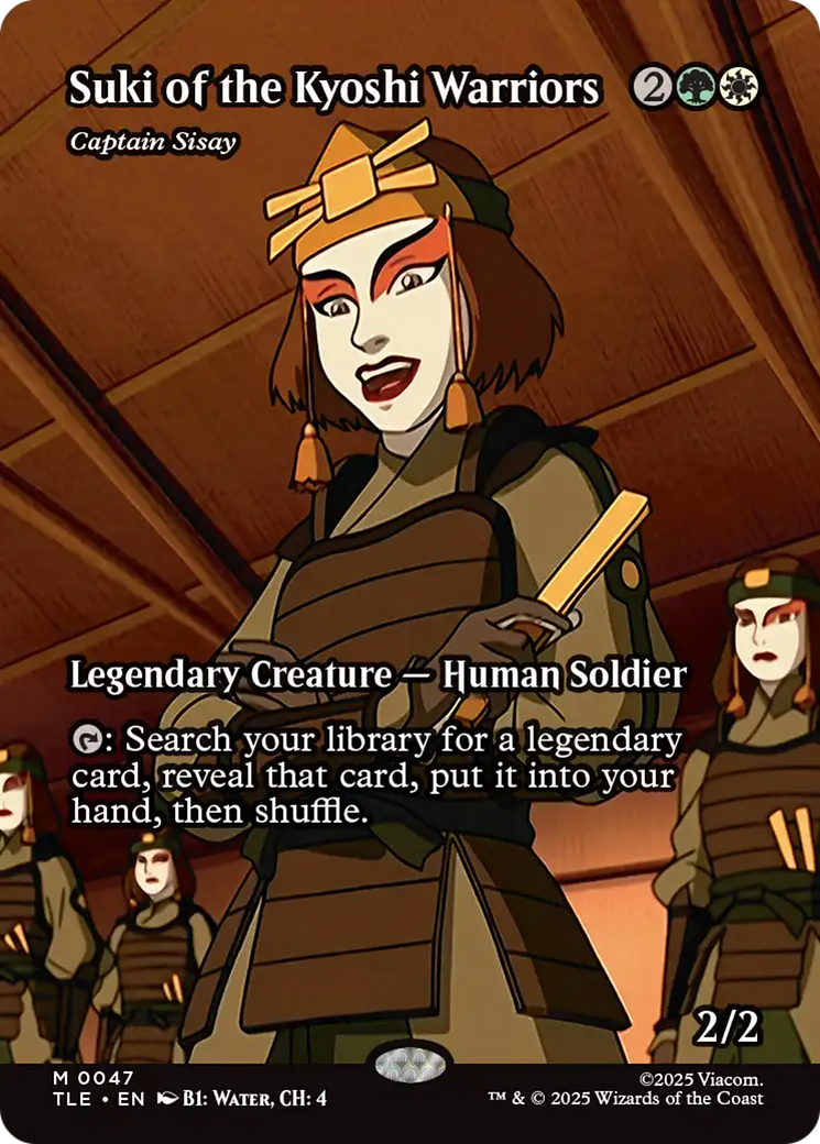 Suki of the Kyoshi Warriors - Captain Sisay (Borderless) [Avatar: The Last Airbender: Eternal-Legal] | The CG Realm