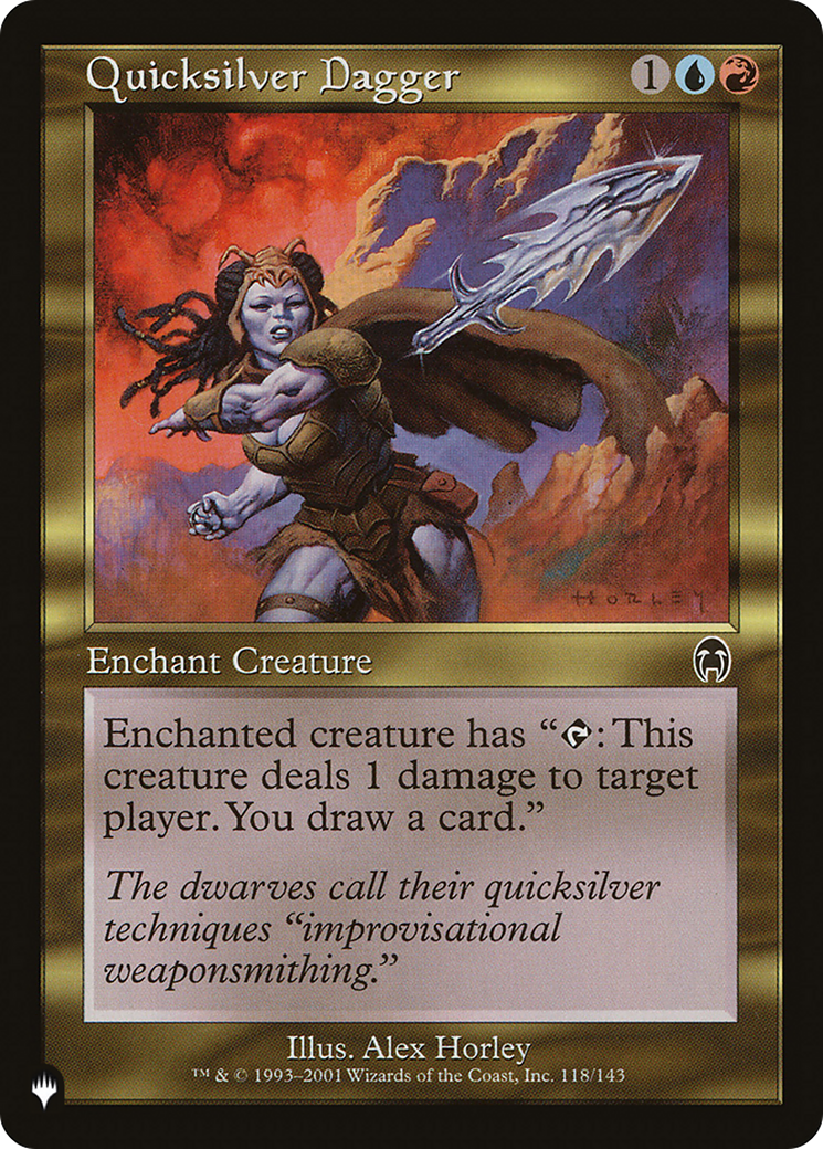 Quicksilver Dagger [The List] | The CG Realm