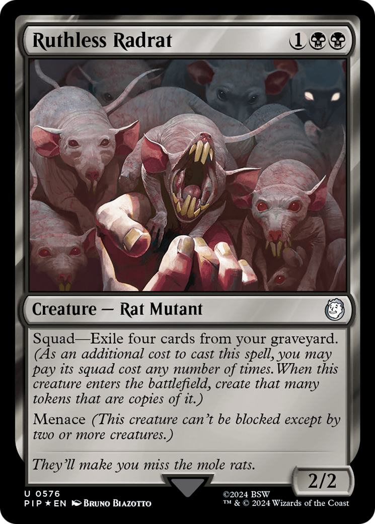 Ruthless Radrat (Surge Foil) [Fallout] | The CG Realm