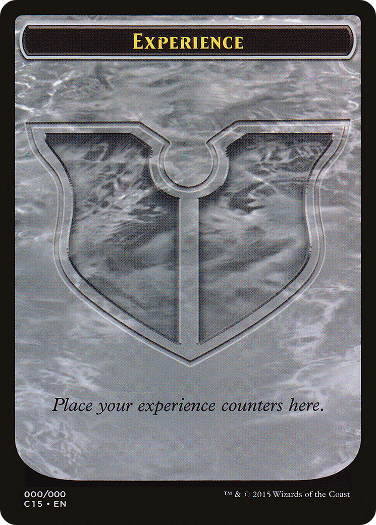 Experience Double-Sided Token (C15-) - Commander 2015 Tokens