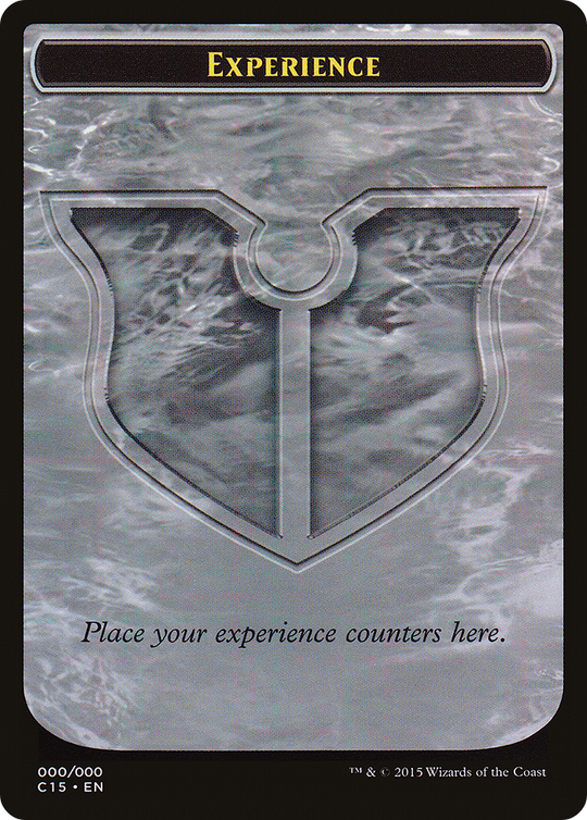 Experience Double-Sided Token (C15-) - Commander 2015 Tokens