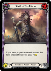 Shrill of Skullform (Red) [EVR116] (Everfest)  1st Edition Rainbow Foil | The CG Realm