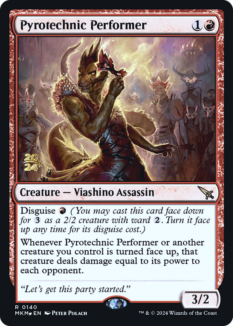 Pyrotechnic Performer [Murders at Karlov Manor Prerelease Promos] | The CG Realm