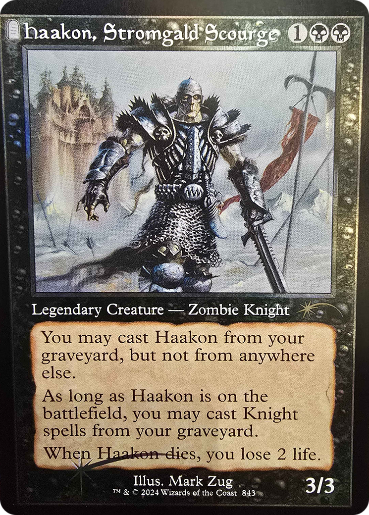 Haakon, Stromgald Scourge (Retro Frame) [Secret Lair Drop Series] | The CG Realm