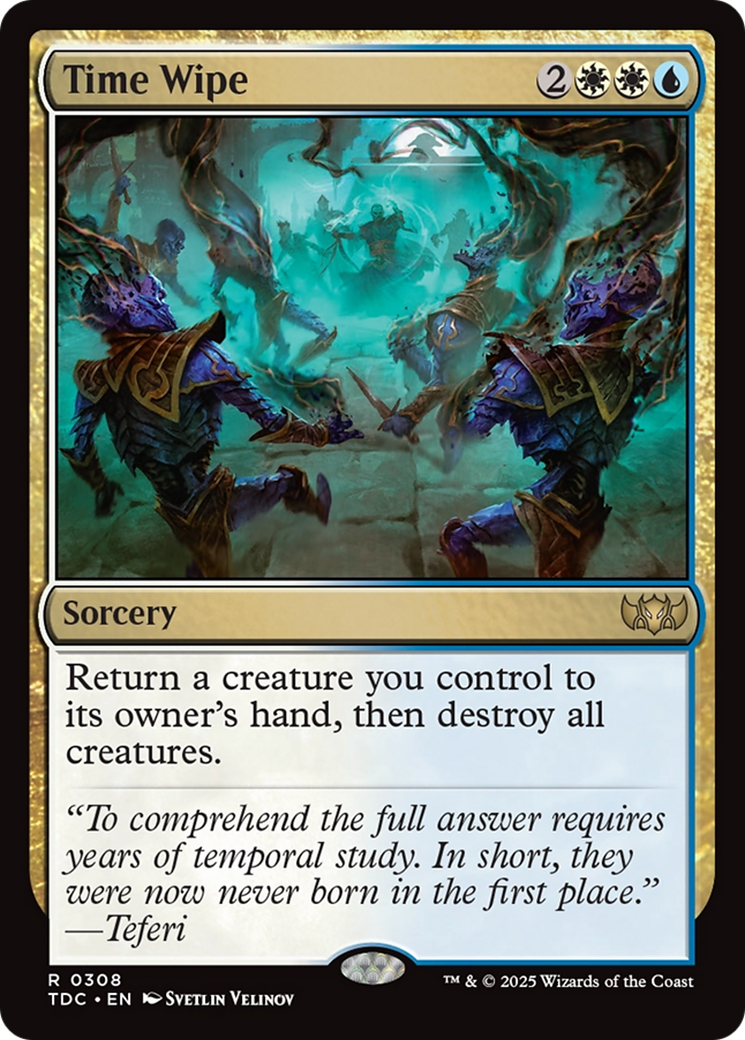 Time Wipe [Tarkir: Dragonstorm Commander] | The CG Realm