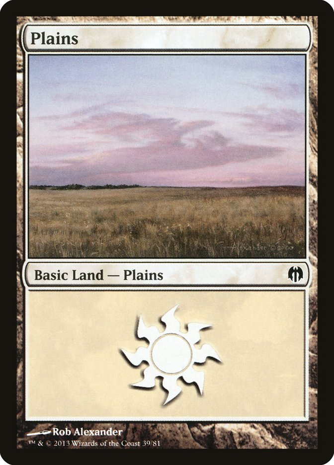 Plains (39) [Duel Decks: Heroes vs. Monsters] | The CG Realm