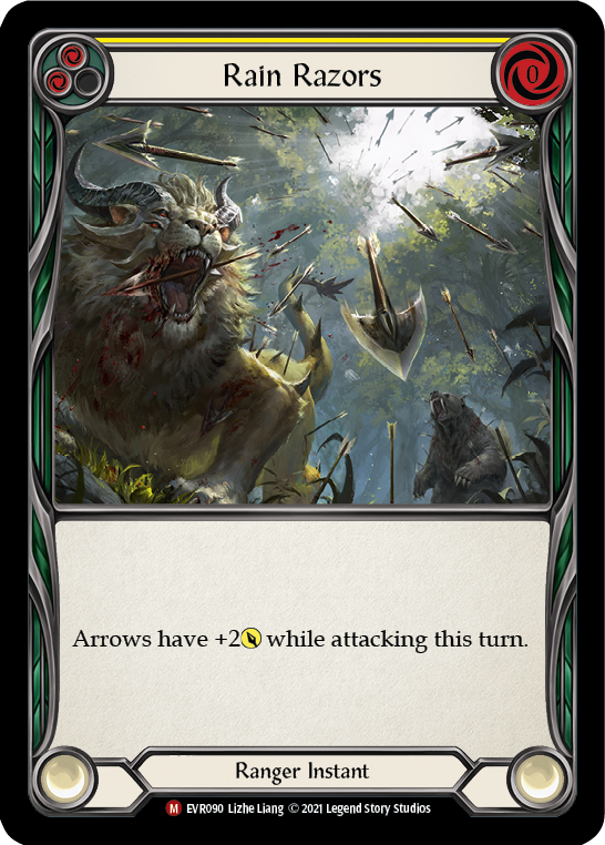 Rain Razors [EVR090] (Everfest)  1st Edition Rainbow Foil | The CG Realm