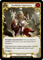 Steelblade Supremacy [U-WTR119] (Welcome to Rathe Unlimited)  Unlimited Rainbow Foil | The CG Realm