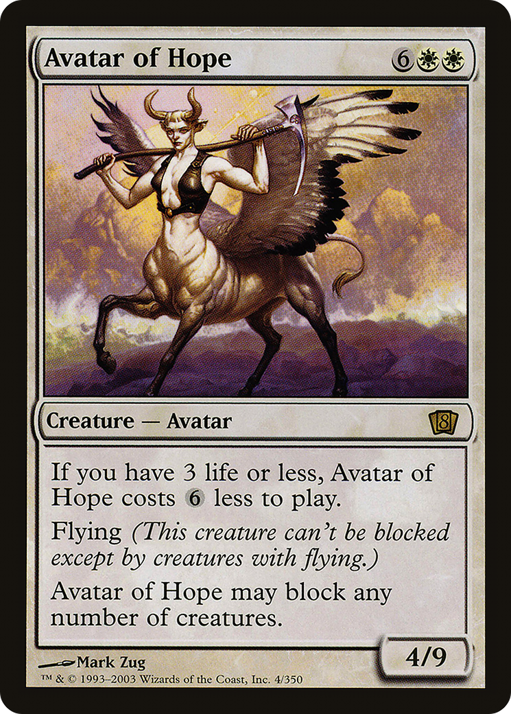 Avatar of Hope (8ED-004) - 8th Edition