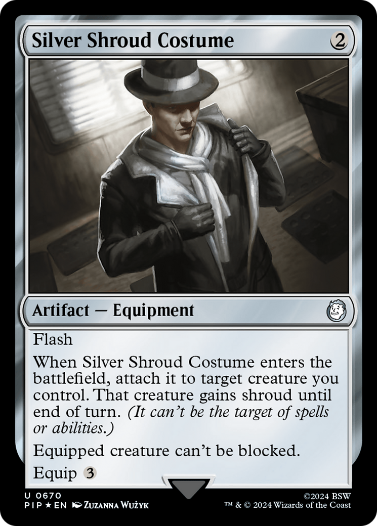 Silver Shroud Costume (Surge Foil) [Fallout] | The CG Realm