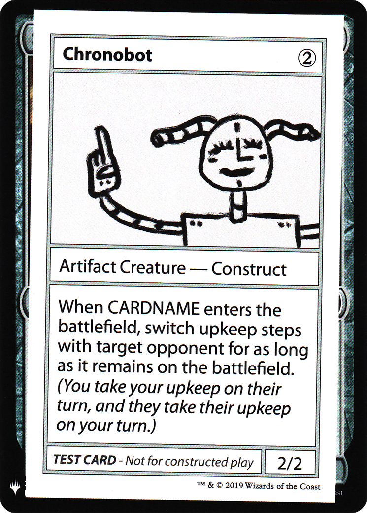Chronobot (CMB1-) - Mystery Booster Playtest Cards 2019