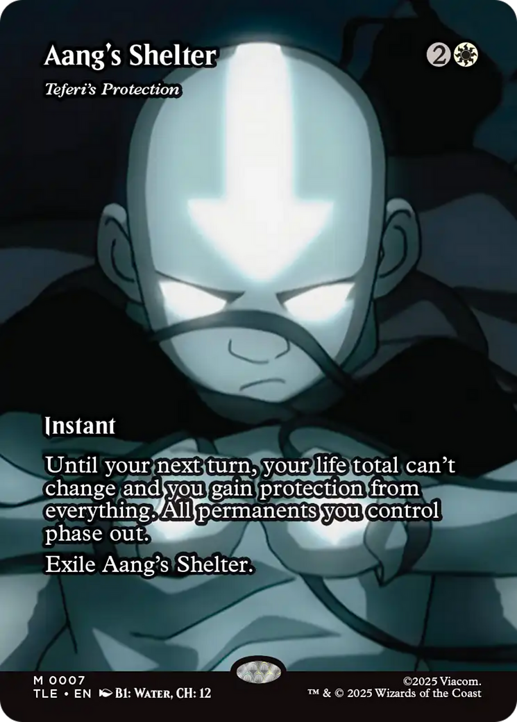 Aang's Shelter - Teferi's Protection (Borderless) [Avatar: The Last Airbender: Eternal-Legal] | The CG Realm
