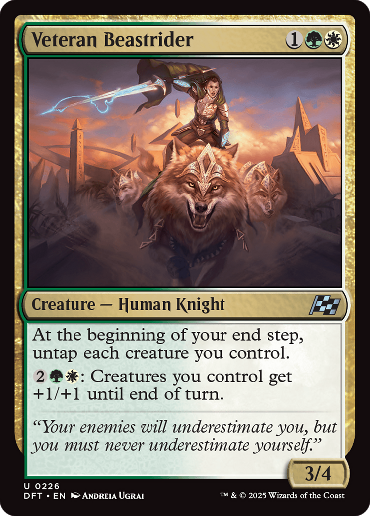 Veteran Beastrider [Aetherdrift] | The CG Realm
