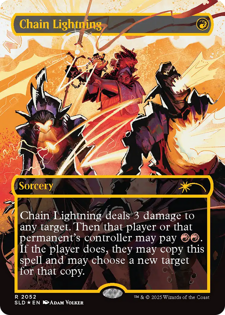Chain Lightning (2047) (Raised Foil) [Secret Lair Drop Series] | The CG Realm